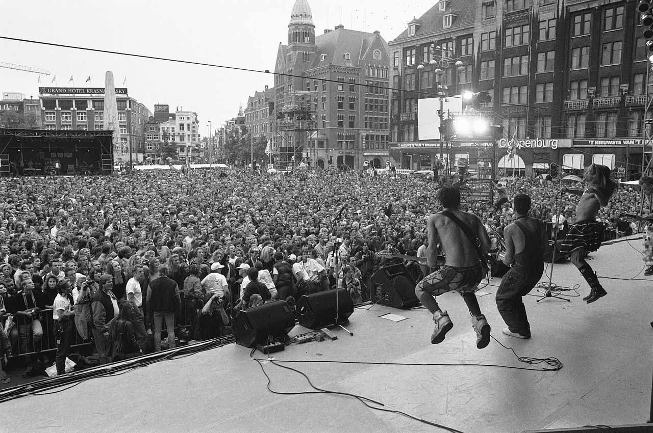 Red Hot Chili Peppers op de Uitmarkt, 1989.